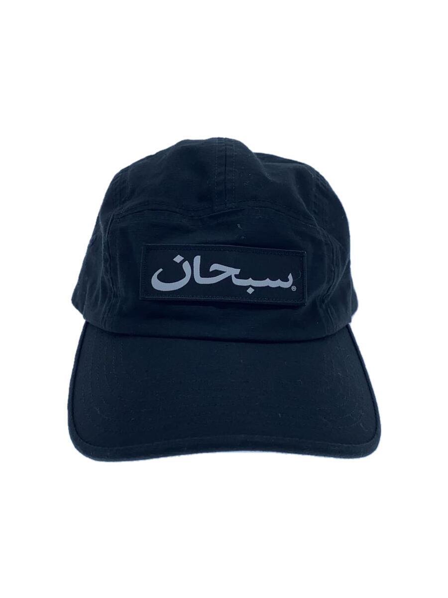 Supreme◆23AW/Arabic lLogo Camo Cap/キャップ/-/コットン/BLK/無地/メンズ