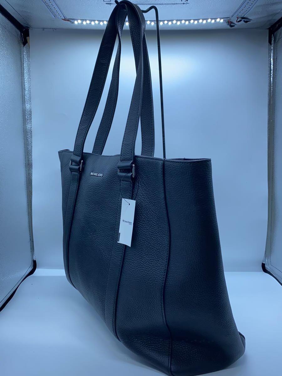 MICHAEL KORS◆トートバッグ/レザー/BLK/37F1LCOT3L_画像2