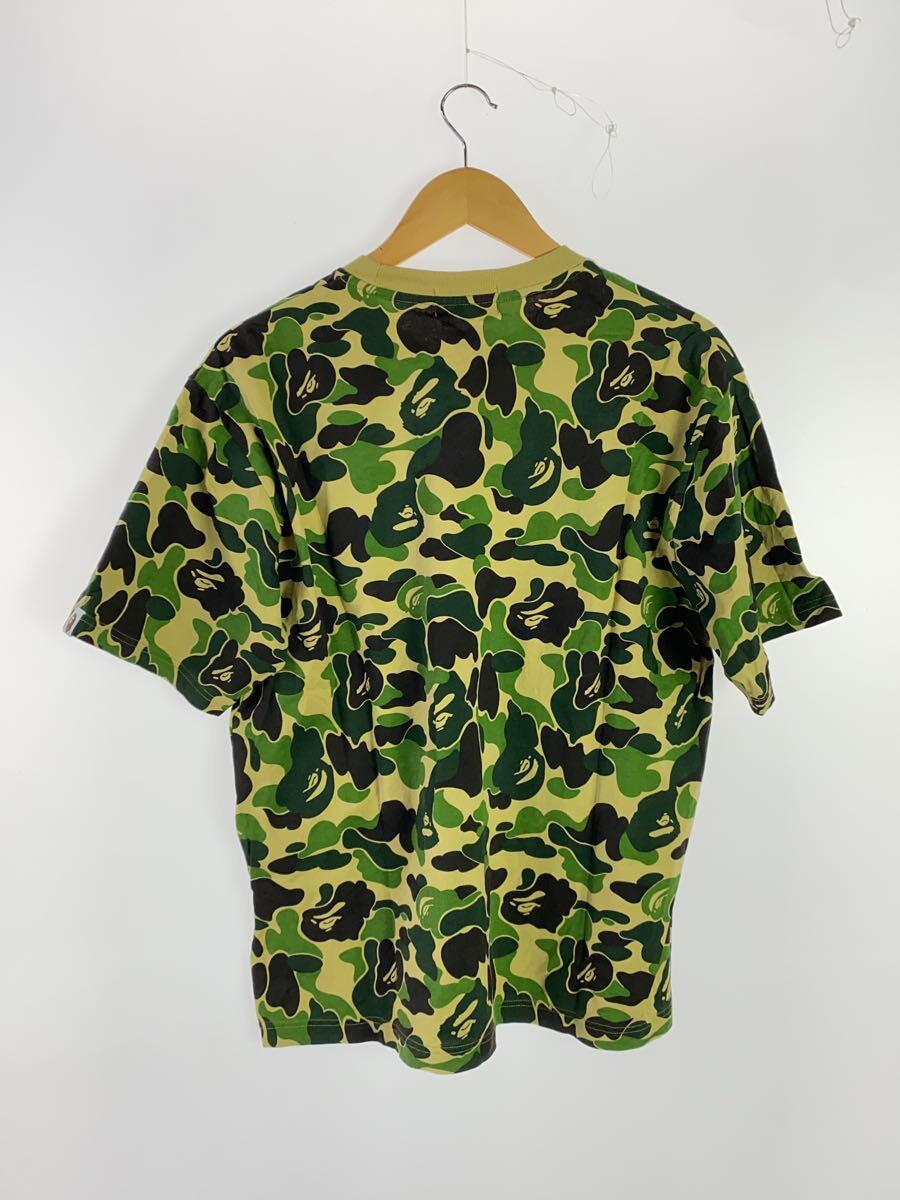 A BATHING APE◆Tシャツ/M/コットン/GRN/カモフラ/001CSH801018M_画像2