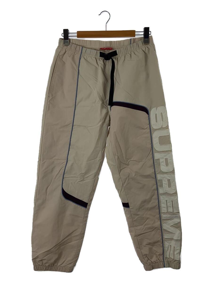 Supreme◆21AW/Paneled Belted Track Pant/ボトム/M/ナイロン/BEG