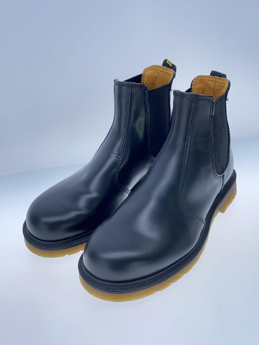 Dr.Martens◆サイドゴアブーツ/UK5/BLK/レザー/2976/MONO_画像2