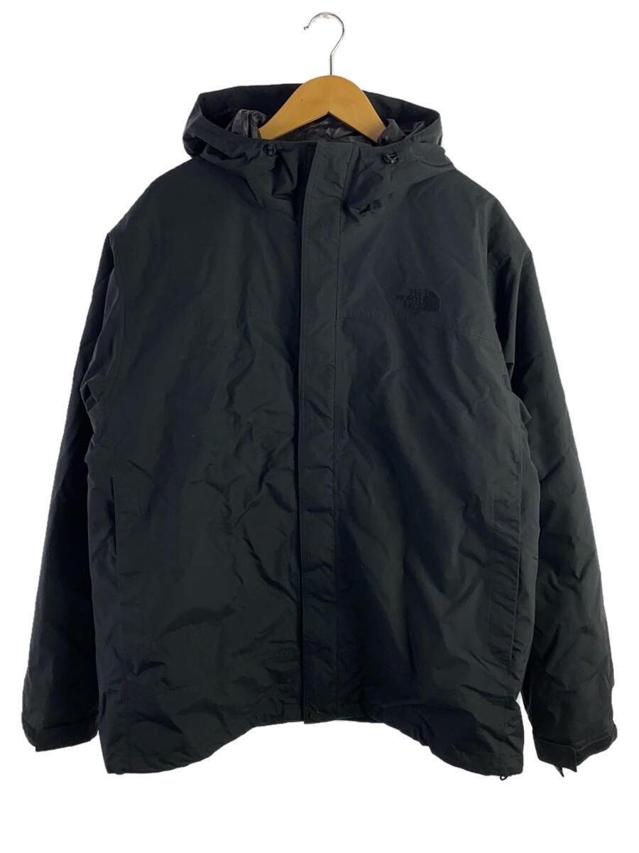 THE NORTH FACE◆CASSIUS TRICLIMATE JACKET_カシウストリクライメイトジャケット/XL/ナイロン/BLK/無_画像1