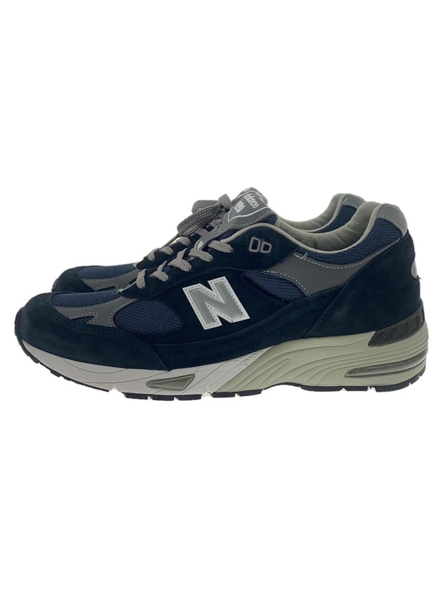 NEW BALANCE◆M991/ネイビー/Made in UK/US10/NVY/スウェード