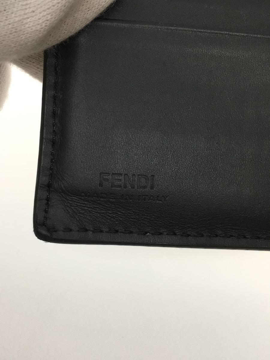 FENDI◆2つ折り財布/レザー/YLW/総柄/メンズ/7M001 AGLP F0M8A_画像3