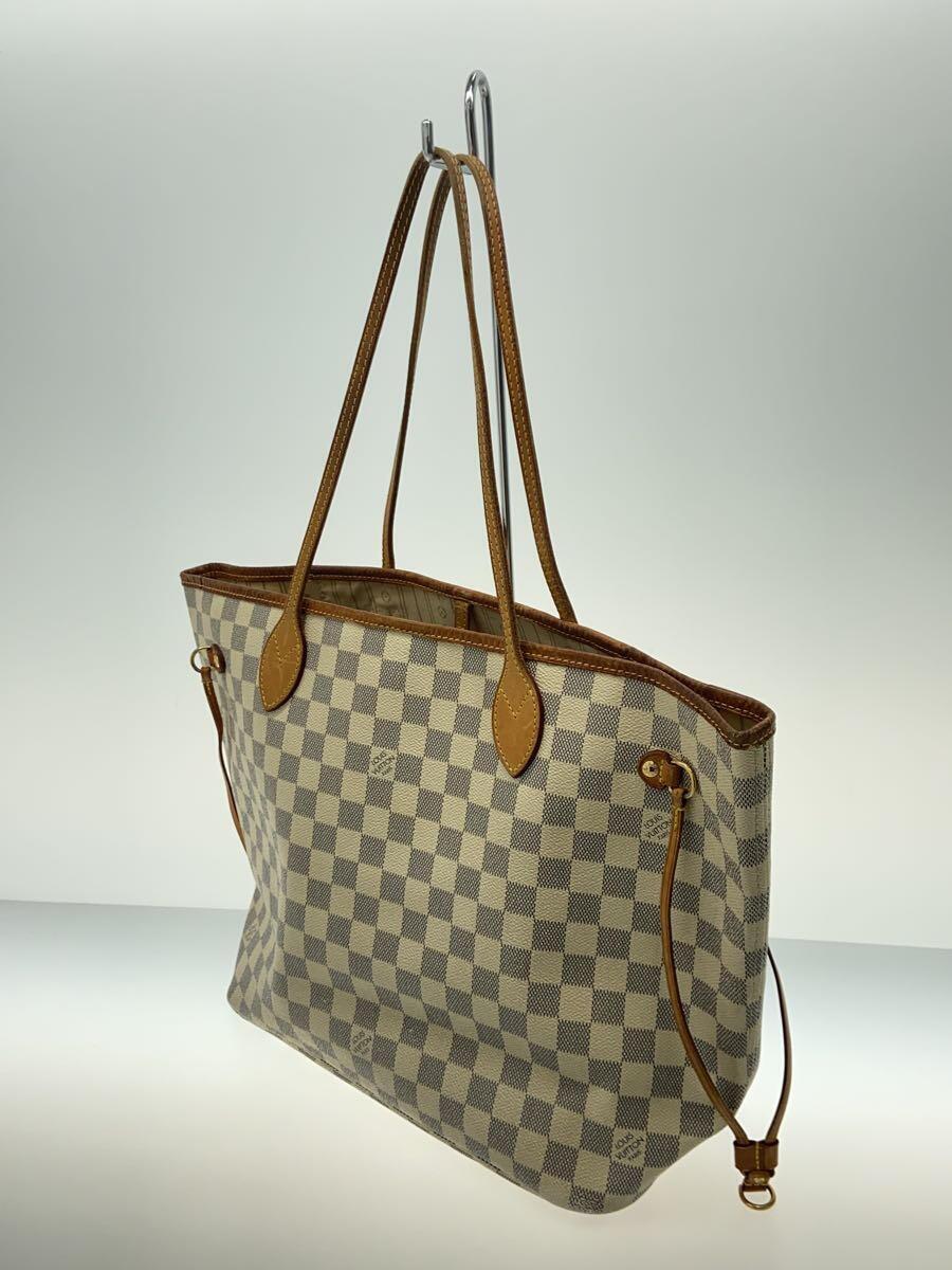 LOUIS VUITTON◆1)ネヴァーフルMM_ダミエ・アズール_ホワイト/トートバッグ/ハンド/N51107/手提げ_画像2