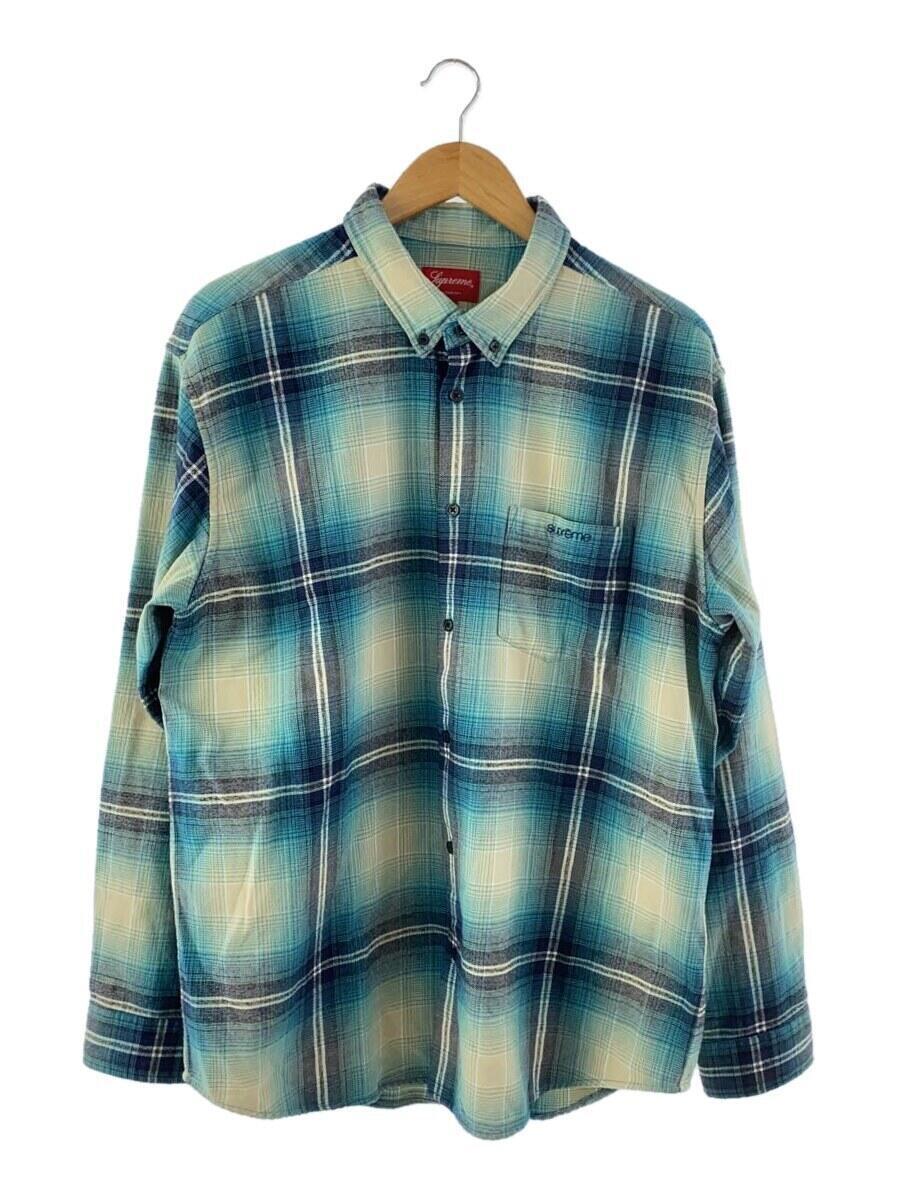 Supreme◆Shadow Plaid Flannel Shirt/ネルシャツ/L/コットン_画像1