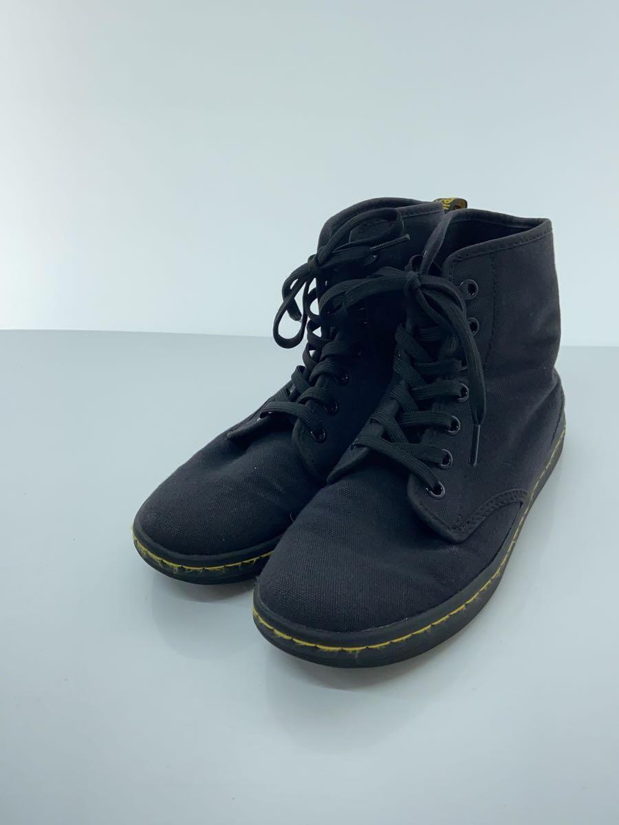 Dr.Martens◆レースアップブーツ/UK4/BLK/キャンバス_画像2