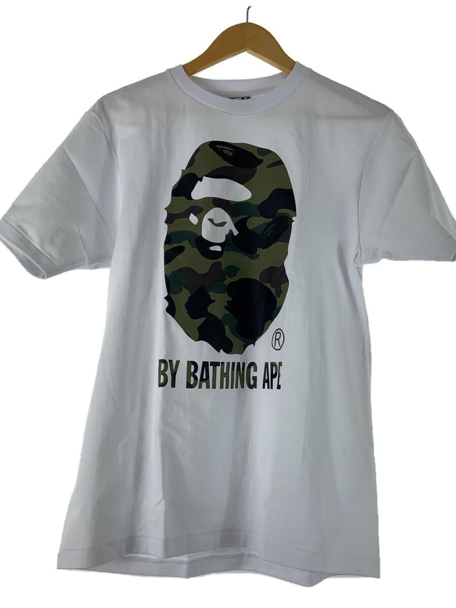 A BATHING APE◆Tシャツ/M/コットン/WHT/001TEK301009M
