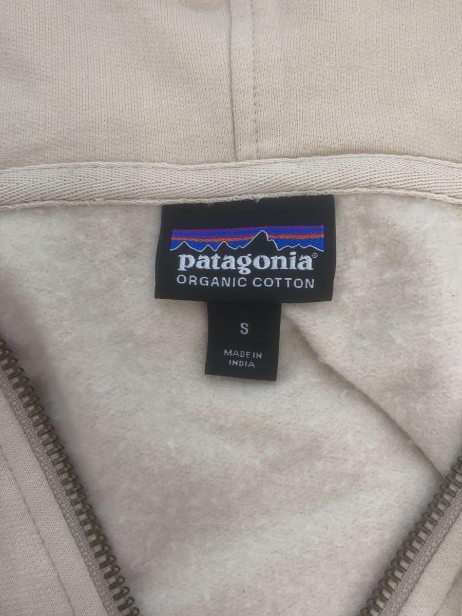 patagonia◆ジップパーカー/S/コットン/BEG/39547SP20/ベージュ_画像3