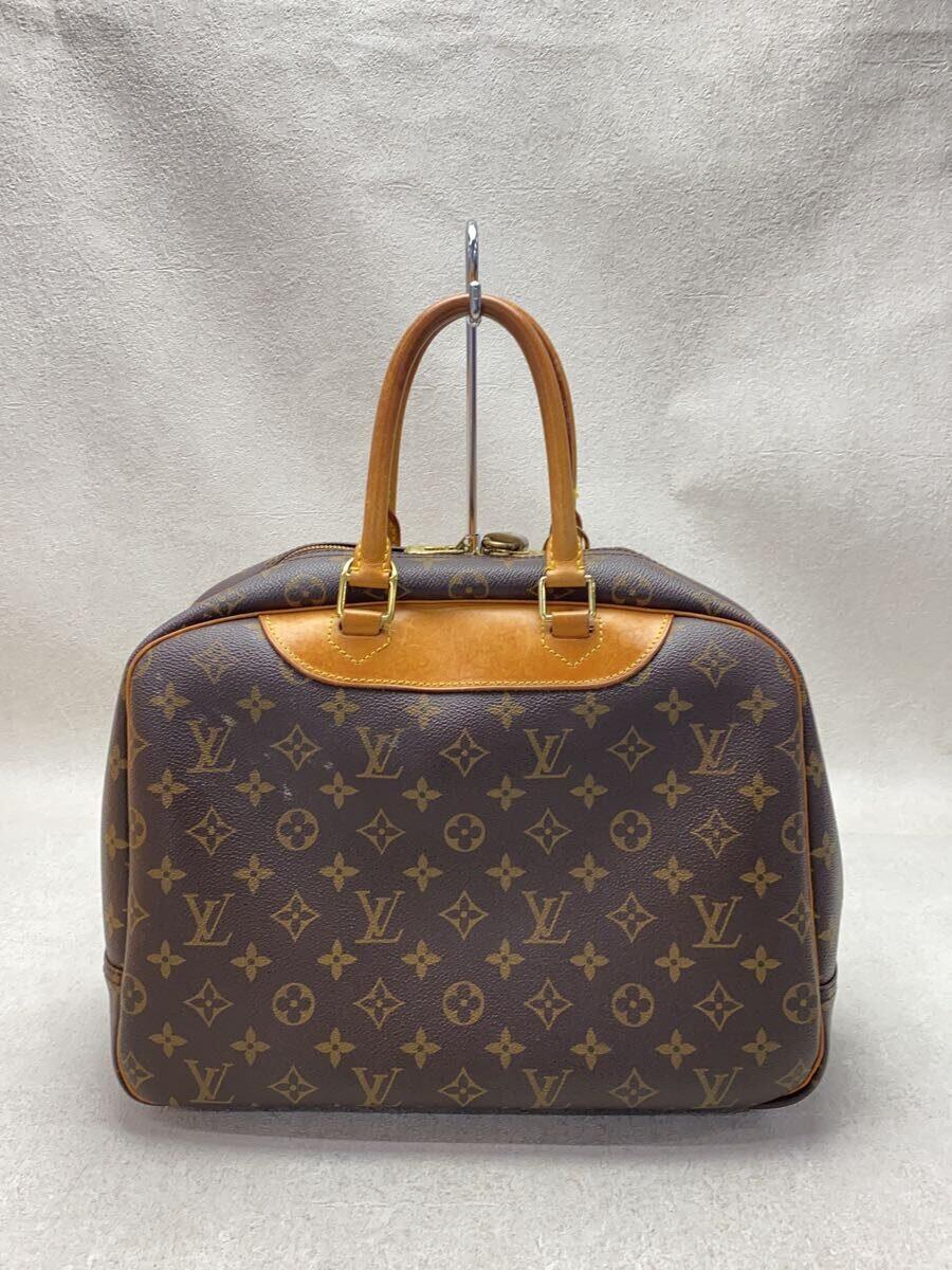 LOUIS VUITTON◆2)ボーリング・ヴァニティ(ドーヴィル)_モノグラム・キャンバス_BRW/PVC/BRW_画像3