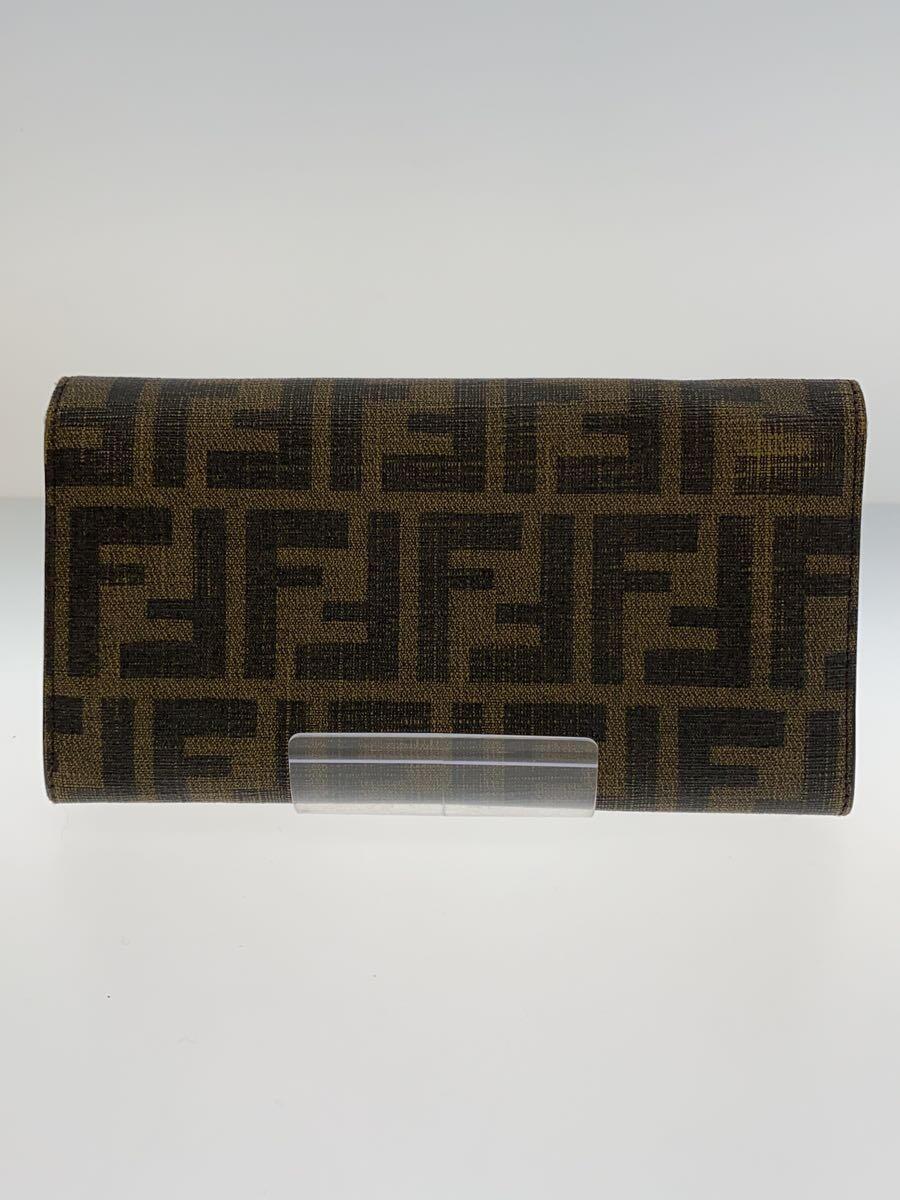FENDI◆ズッカ柄長財布/PVC/BRW/総柄/メンズ/2401-8M0000-VRE-108 FENDI◆ズッカ柄長財布/PVC/BRW/総柄/メンズ/2401-8M0000-VRE-108