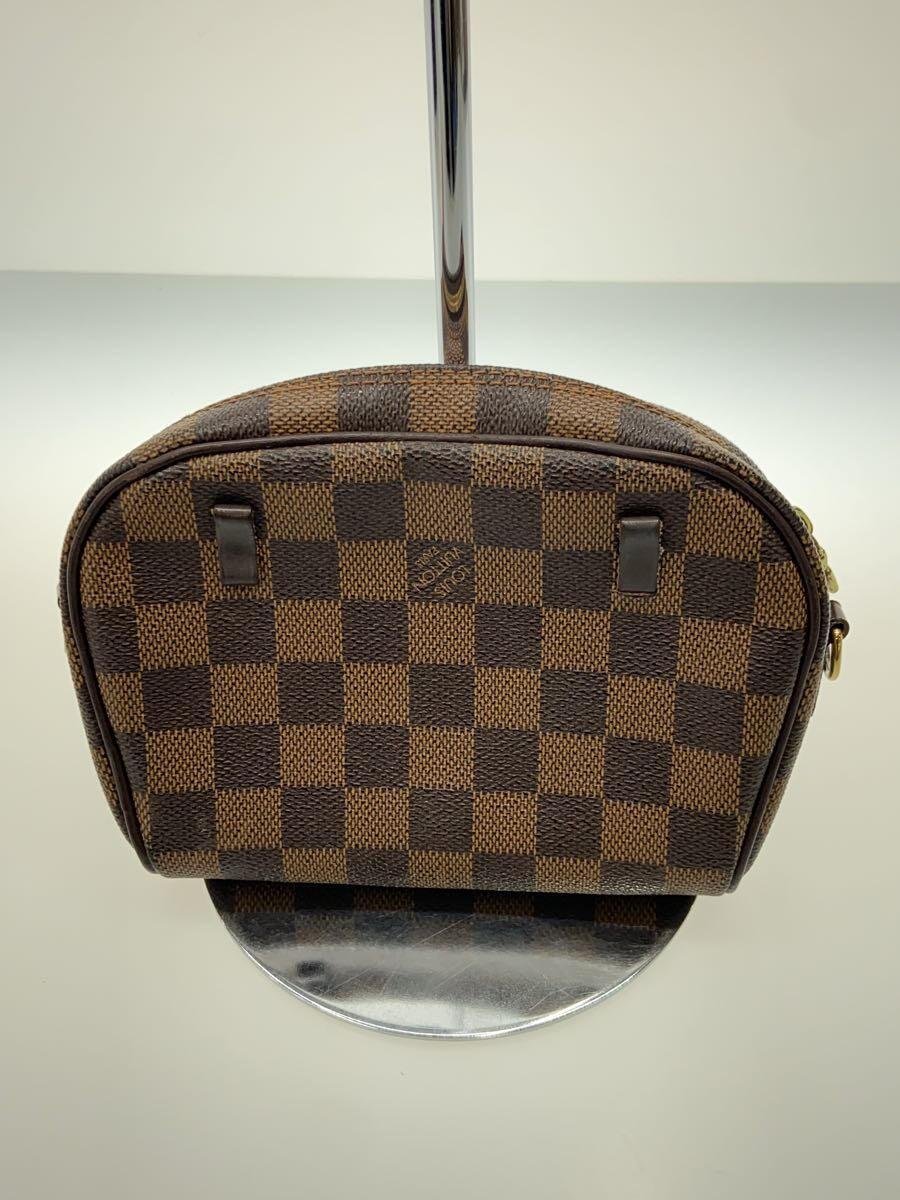 LOUIS VUITTON◆ポシェット・イパネマ_ダミエ・エベヌ_BRW/PVC/BRW_画像3