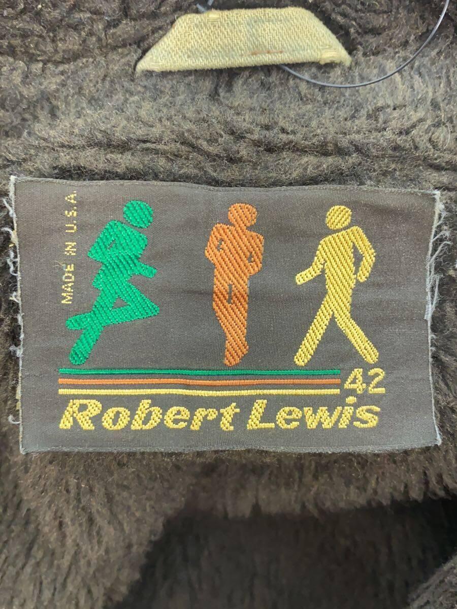 ROBERT LEWIS/レザージャケット・ブルゾン/42/レザー/BRW/ブラウン/羽織_画像3