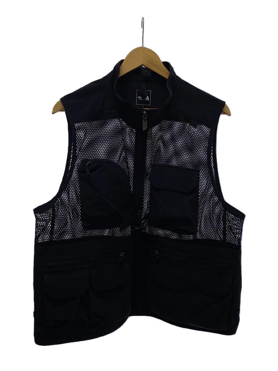 THE NORTH FACE◆UTILITY MESH VEST/ベスト/L/ナイロン/BLK/NP22331