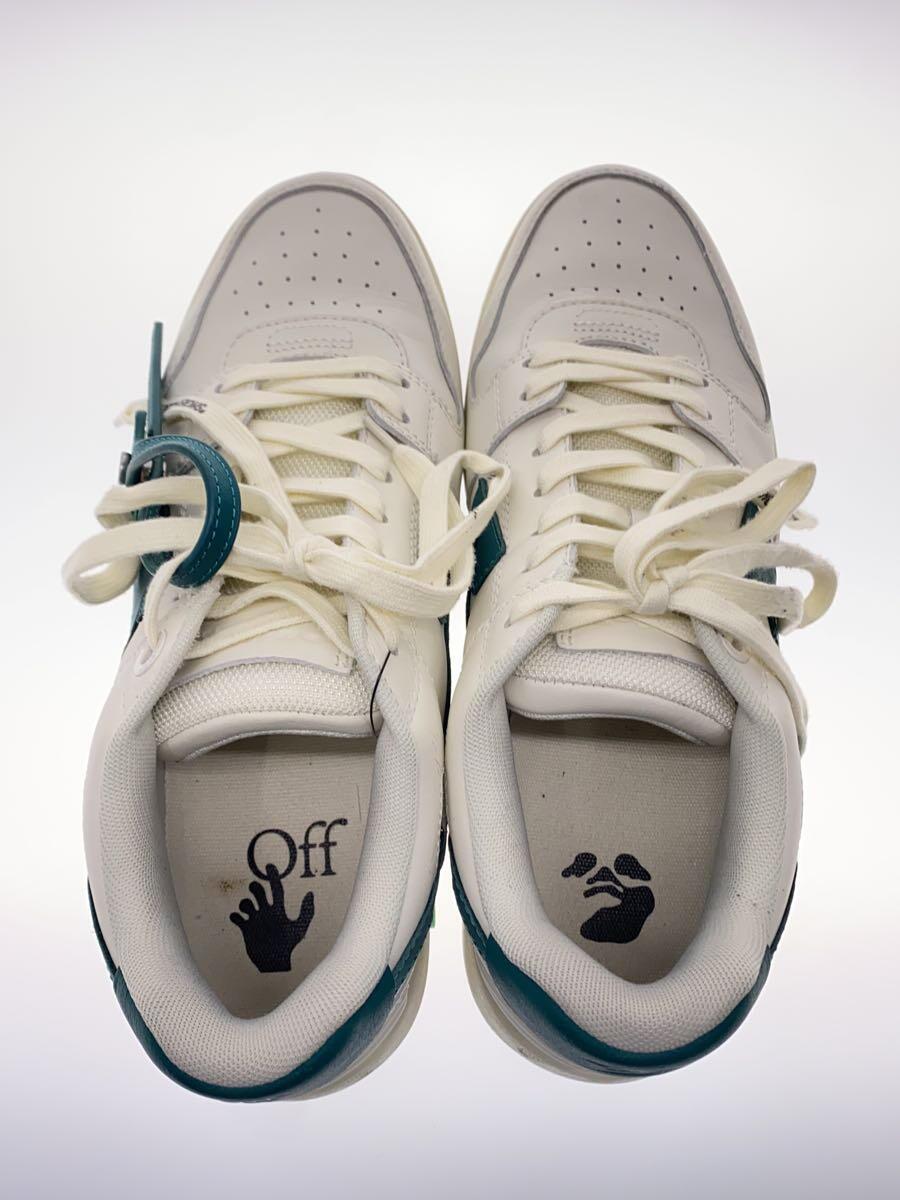 OFF-WHITE◆Low Tops White Green/ローカットスニーカー/42/WHT/レザー_画像3