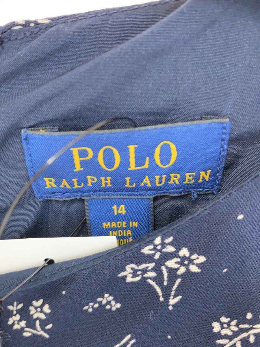 POLO RALPH LAUREN◆ノースリーブワンピース/14/ポリエステル/キッズ_画像3