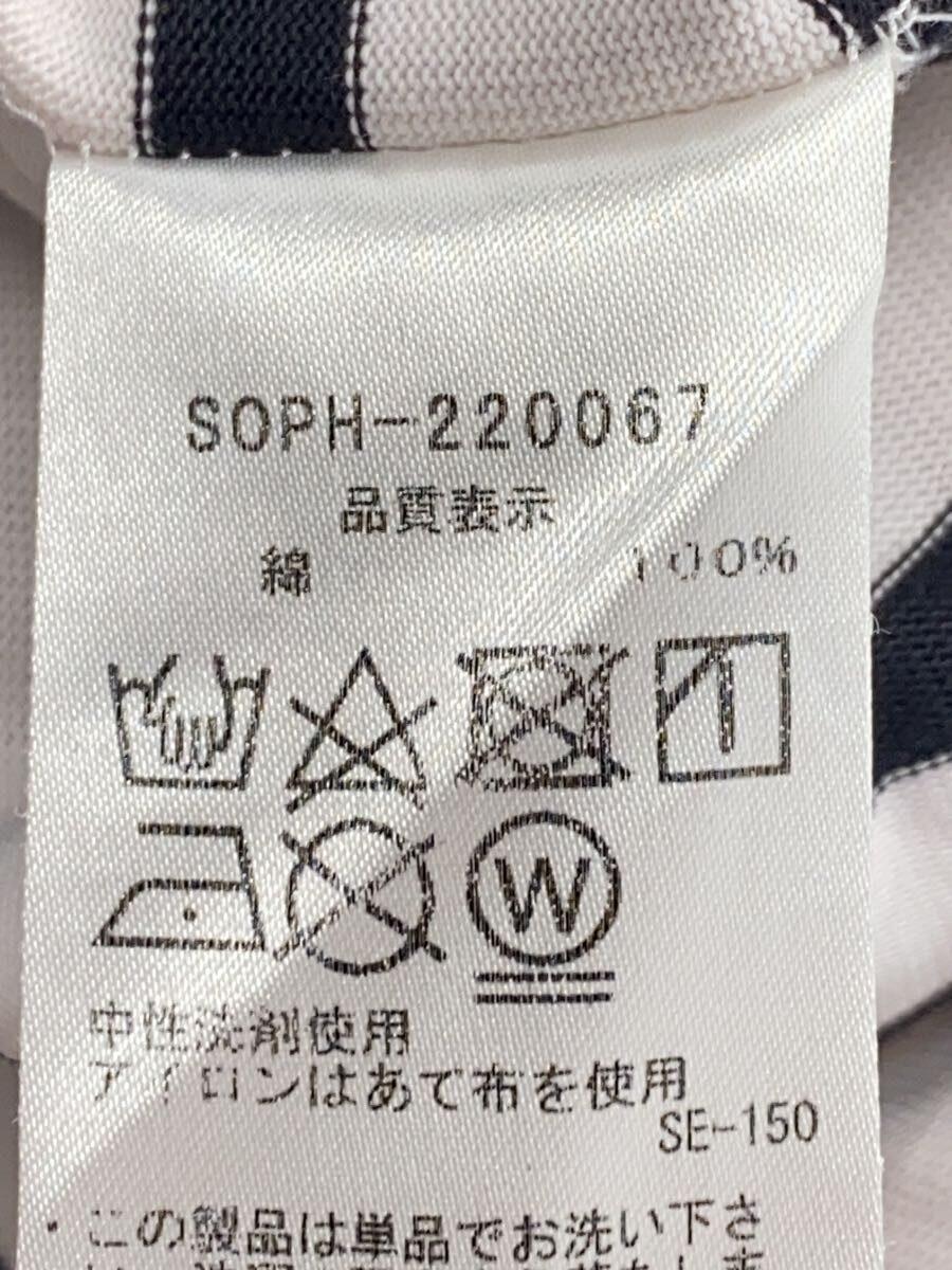 SOPHNET.◆長袖Tシャツ/M/コットン/WHT/SOPH-220067_画像4