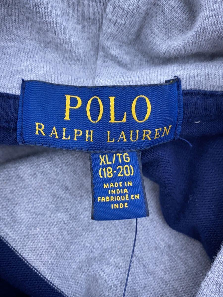 POLO RALPH LAUREN◆ジップパーカー/XL/コットン/NVY/ボーダー_画像3