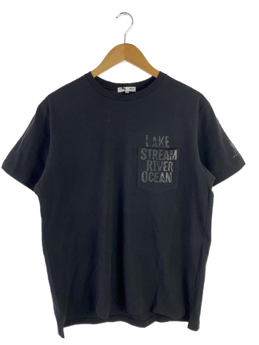 Engineered Garments◆Tシャツ/M/コットン/BLK_画像1