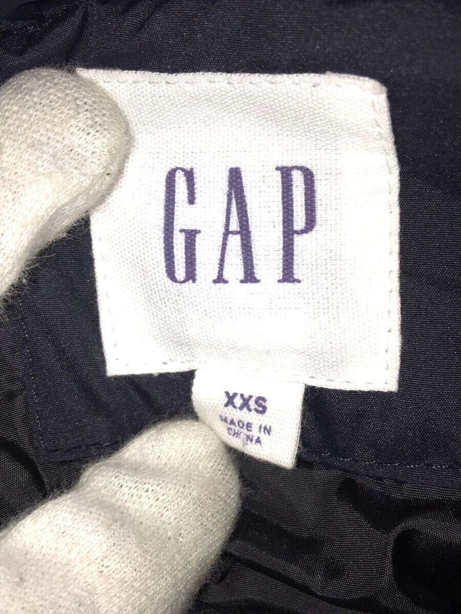 GAP* long down jacket /XXS/ polyester /BLK/ plain 