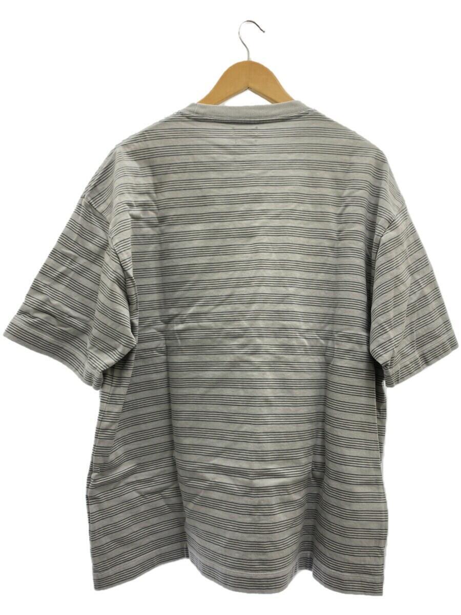 Steven Alan◆Tシャツ/XL/コットン/BLU/ボーダー/8117-241-0314の画像2