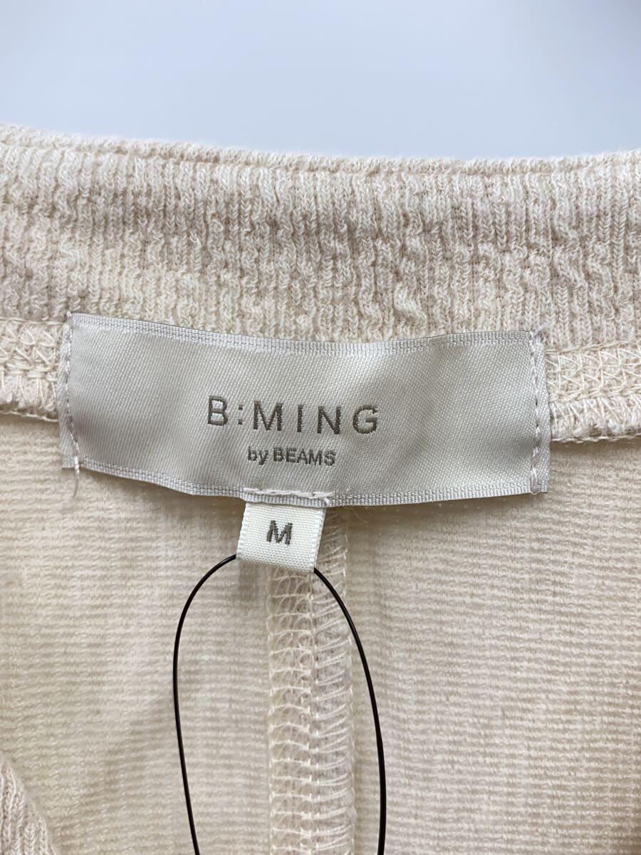 B:MING LIFE STORE by BEAMS◆セットアップ/M/コットン/アイボリー/無地/93-26-0740-646_画像3