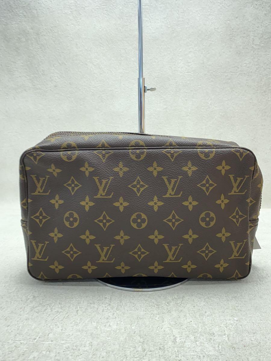 LOUIS VUITTON◆トゥルース・トワレット28_モノグラム・キャンバス_BRW/PVC/ブラウン_画像3