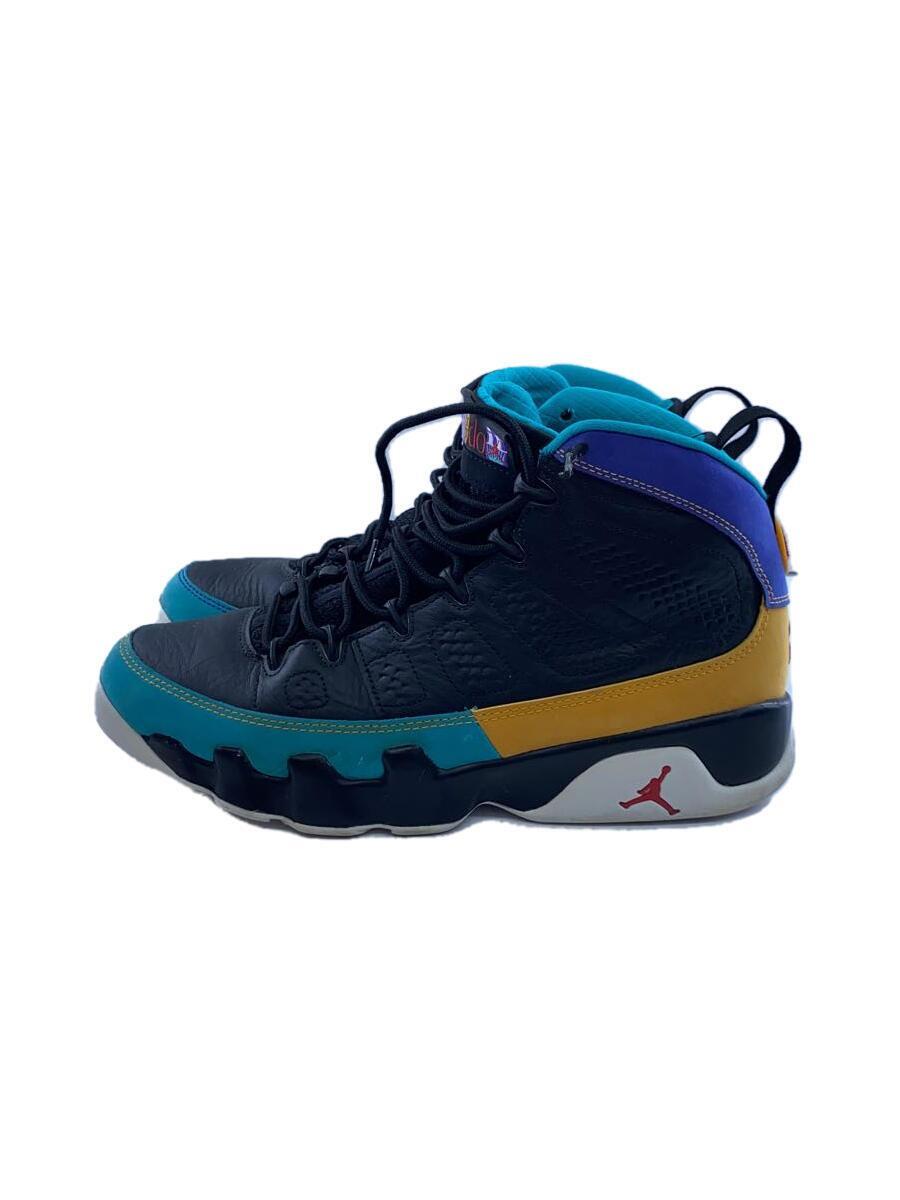 NIKE◆AIR JORDAN 9 RETRO/エアジョーダンレトロ/ブラック/302370-065/28cm/BLK