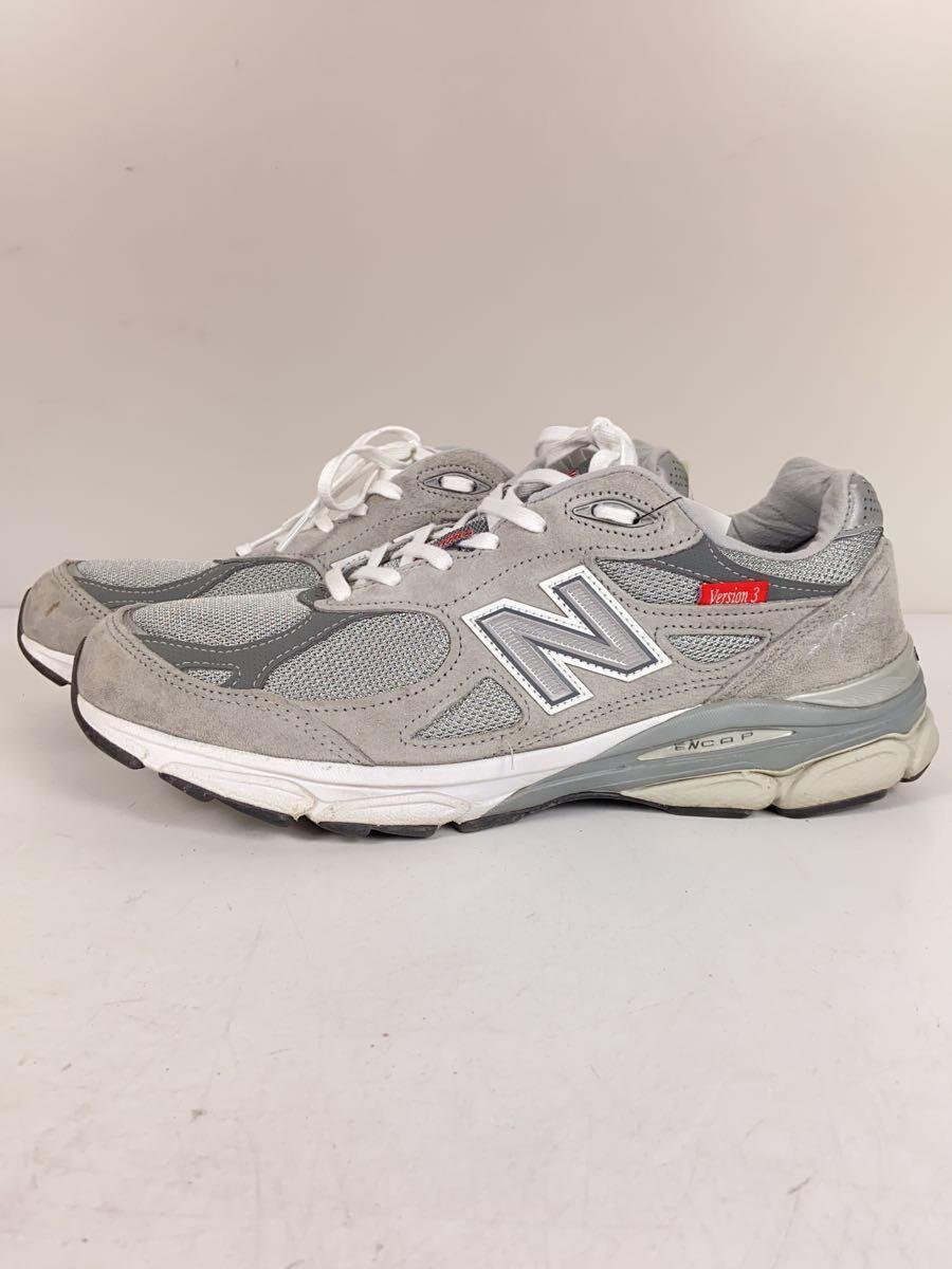 NEW BALANCE◆USA製/990/Version3/27.5cm/GRY/M990VS3