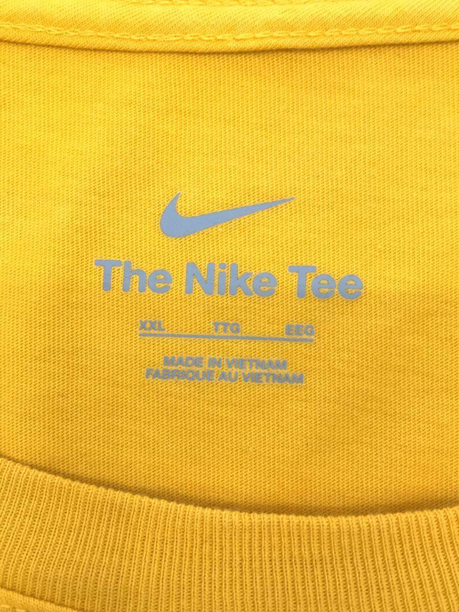 NIKE◆Tシャツ/XXL/コットン/イエロー/DR7632-739_画像3