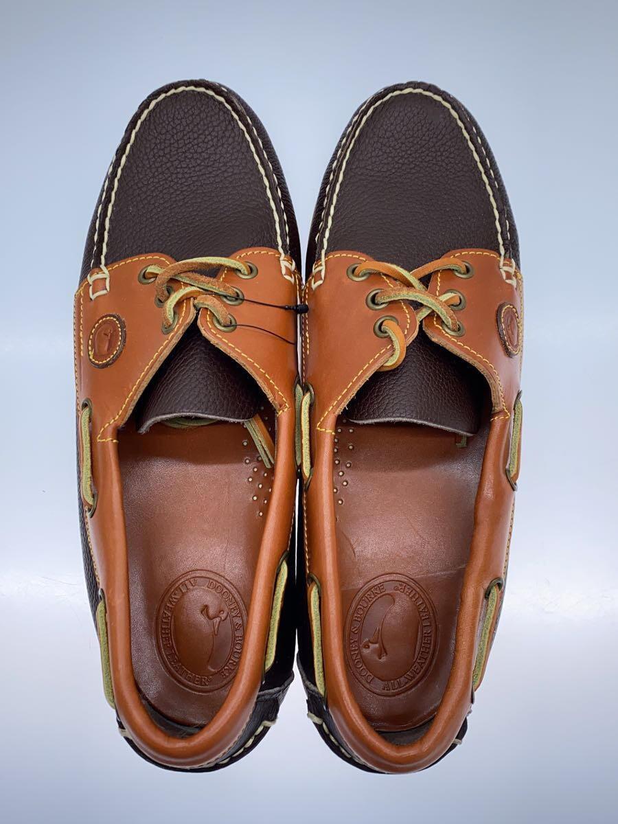 Dooney & Bourke* deck shoes /27cm/BRW/ кожа 