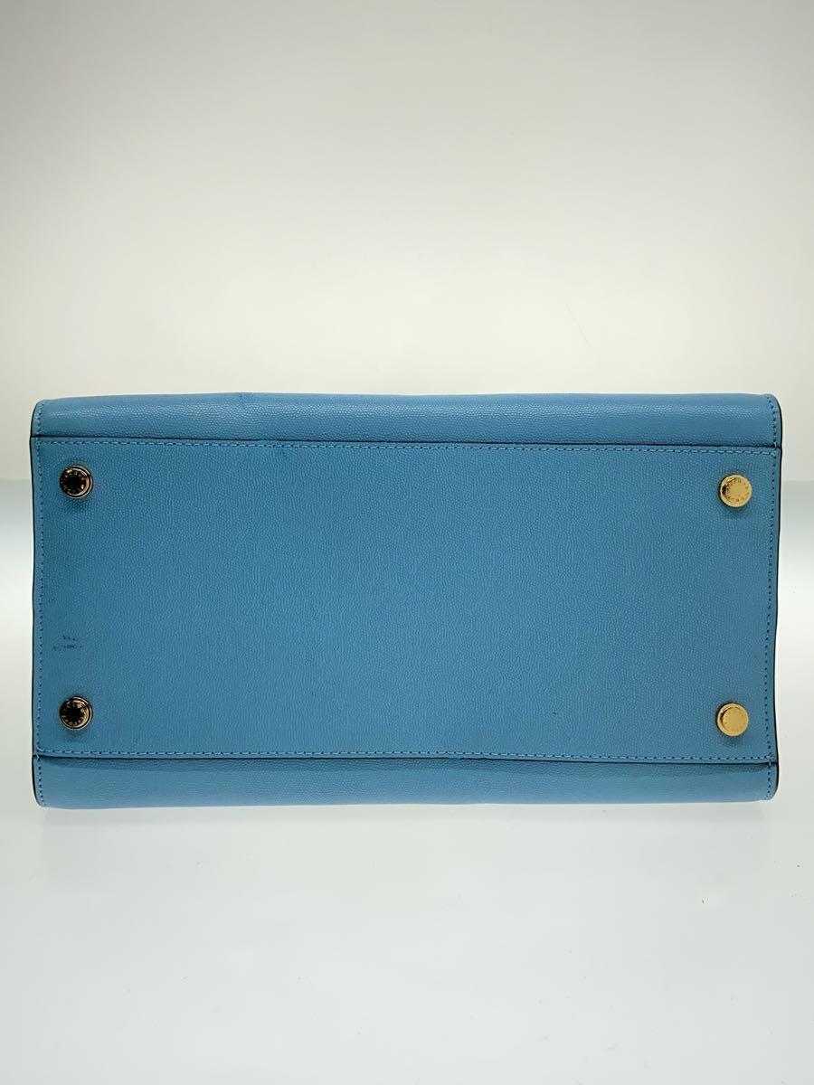 Henri Bendel◆ショルダーバッグ/BLU/無地/2way_画像4