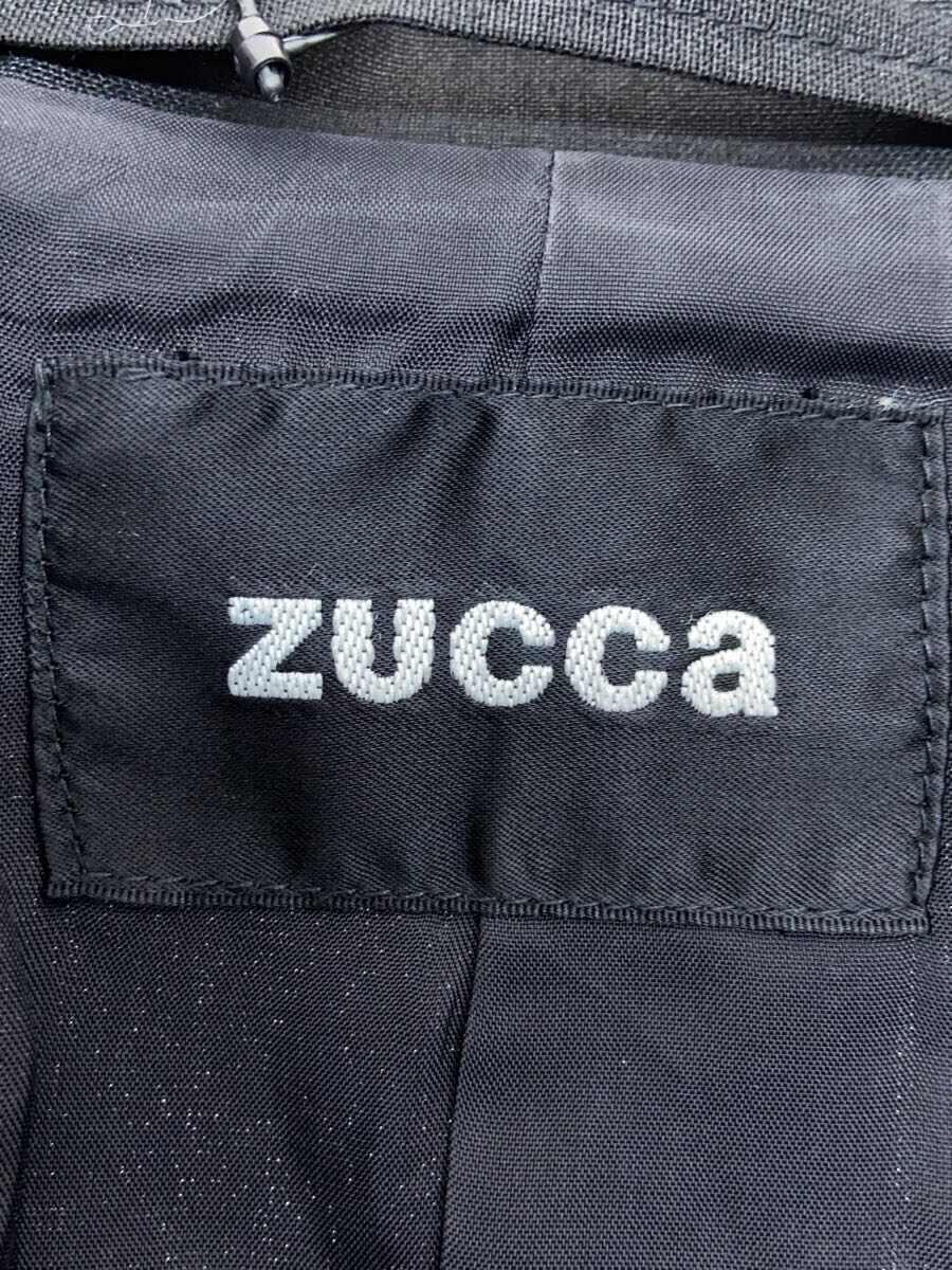ZUCCa◆セットアップ/-/レーヨン/ブラック/テーラードジャケット/スカート_画像3