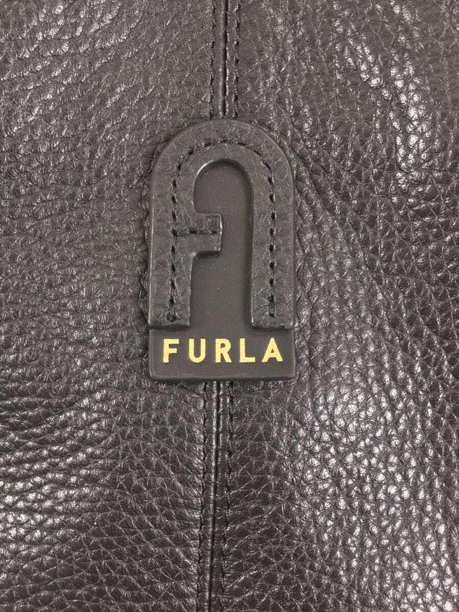 FURLA◆ダフネ ホーボー/トートバッグ/レザー/BLK_画像5