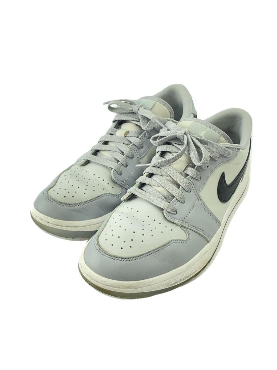 NIKE◆Nike Air Jordan 1 Low Golf Wolf Grey/27cm/GRY/_画像2