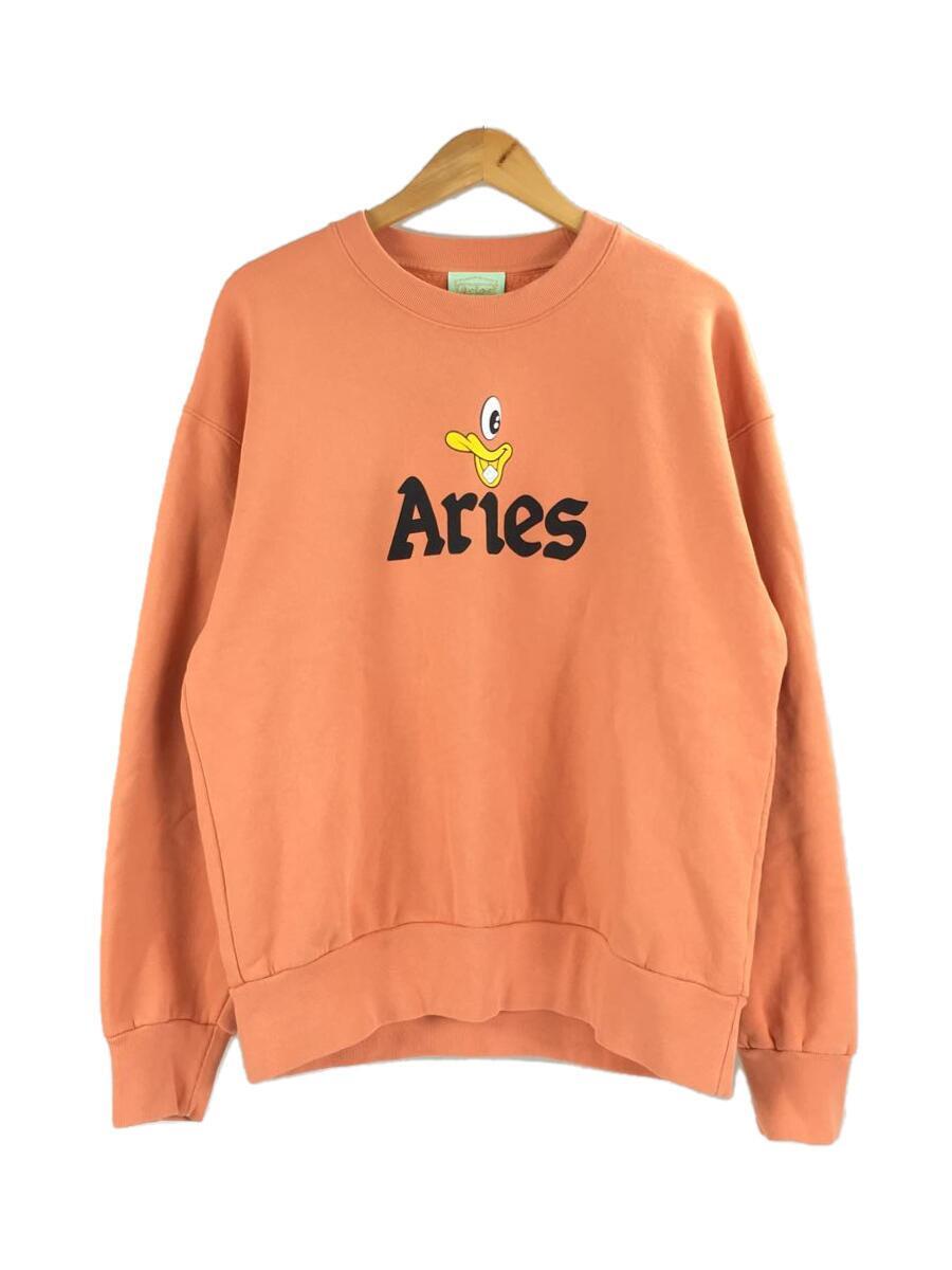 ARIES◆AYE DUCK SWEATSHIRT/スウェット/L/コットン/ORN/プリント/8312-343-1986