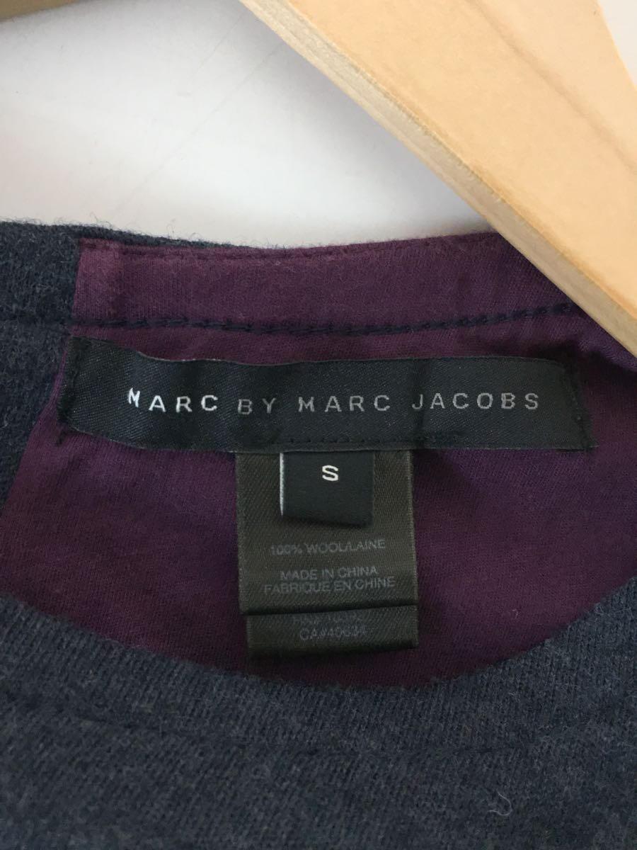 MARC BY MARC JACOBS◆半袖ワンピース/S/ウール/ネイビー/無地/M192648 09_画像3