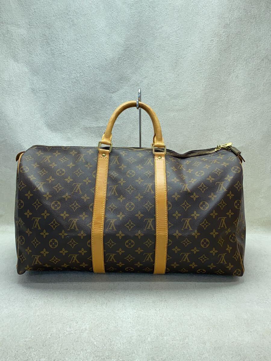 LOUIS VUITTON◆キーポル50_モノグラム・キャンバス_BRW/PVC/BRW_画像3