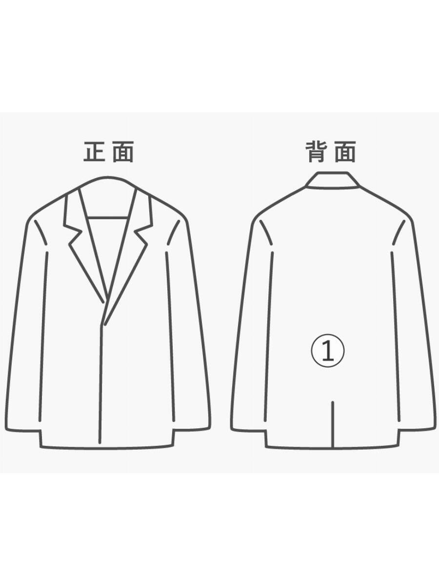 RUDE GALLERY◆コート/S/ポリエステル/アイボリー/23AW NOCOLLAR LONG COAT_画像8