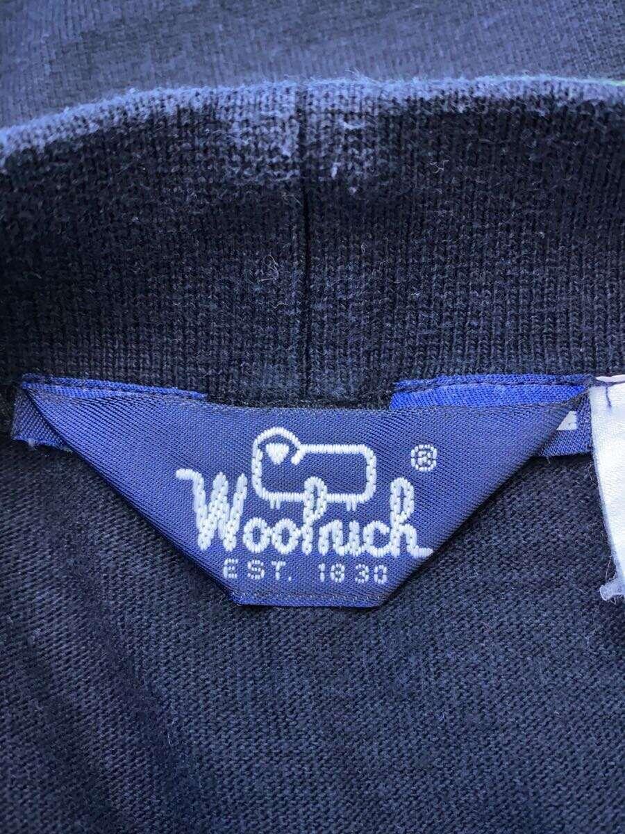 Woolrich◆長袖Tシャツ/L/コットン/BLK/ボーダー_画像3