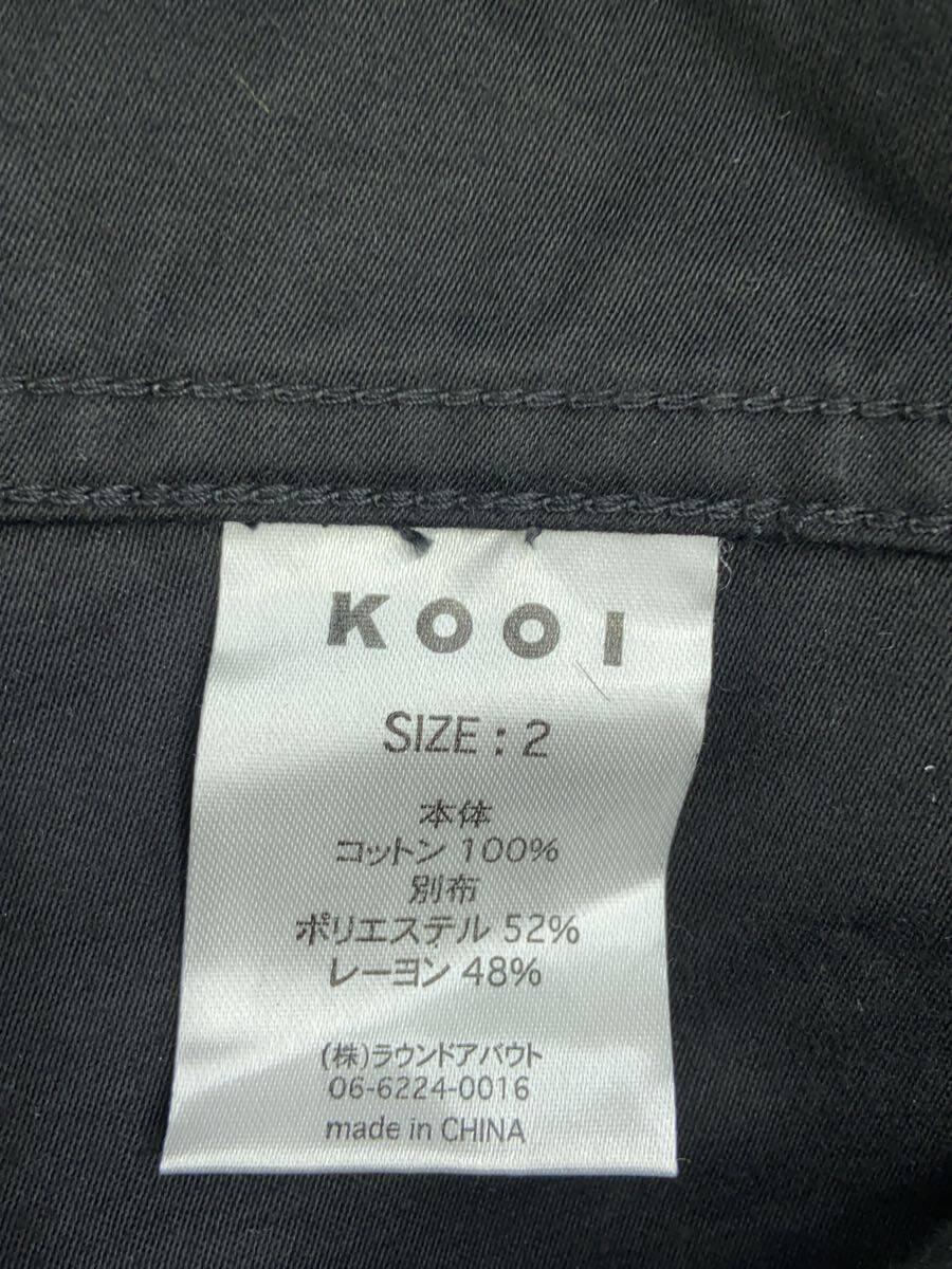 KOOI* Mod's Coat /2/ polyester /BLK/23KO-SS01