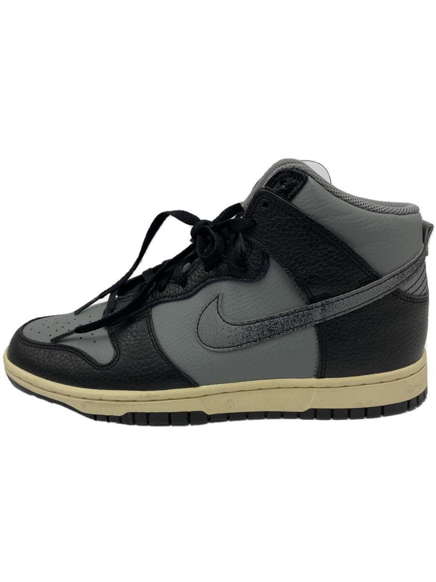 NIKE◆DUNK HIGH RETRO_ダンク ハイ レトロ プレミアム/27.5cm/GRY