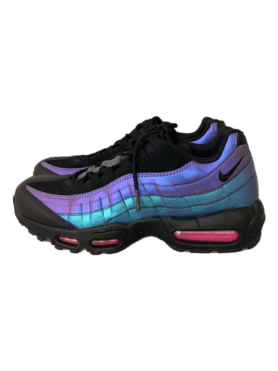 NIKE◆AIR MAX 95 PRM/エアマックスプレミアム/ブラック/538416-021/27cm/BLK_画像1