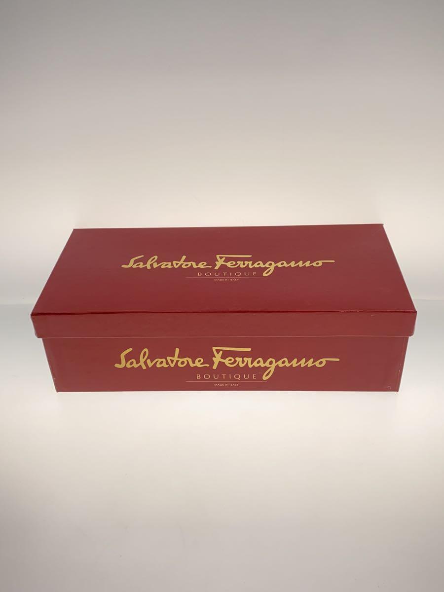 Salvatore Ferragamo* pumps /UK7.5/BLK/ enamel /52657