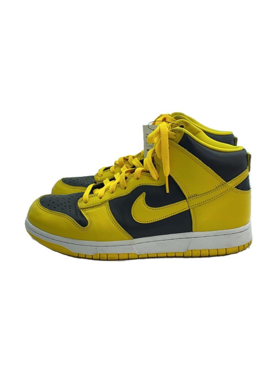 NIKE◆DUNK HIGH SP_ダンク ハイ SP/US9.5/YLW