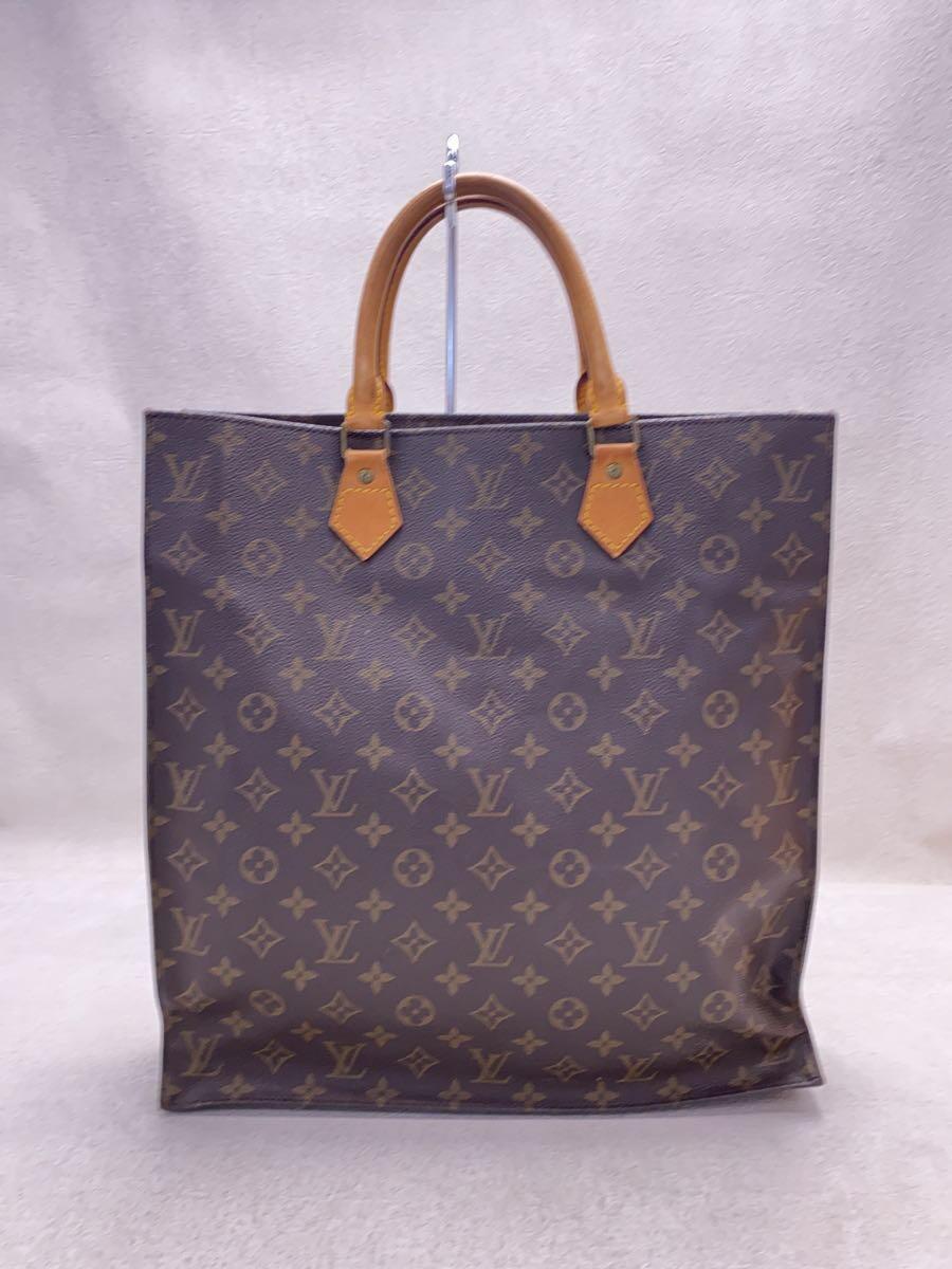 LOUIS VUITTON◆1)サック・プラ_モノグラム_BRW/PVC/BRW_画像3