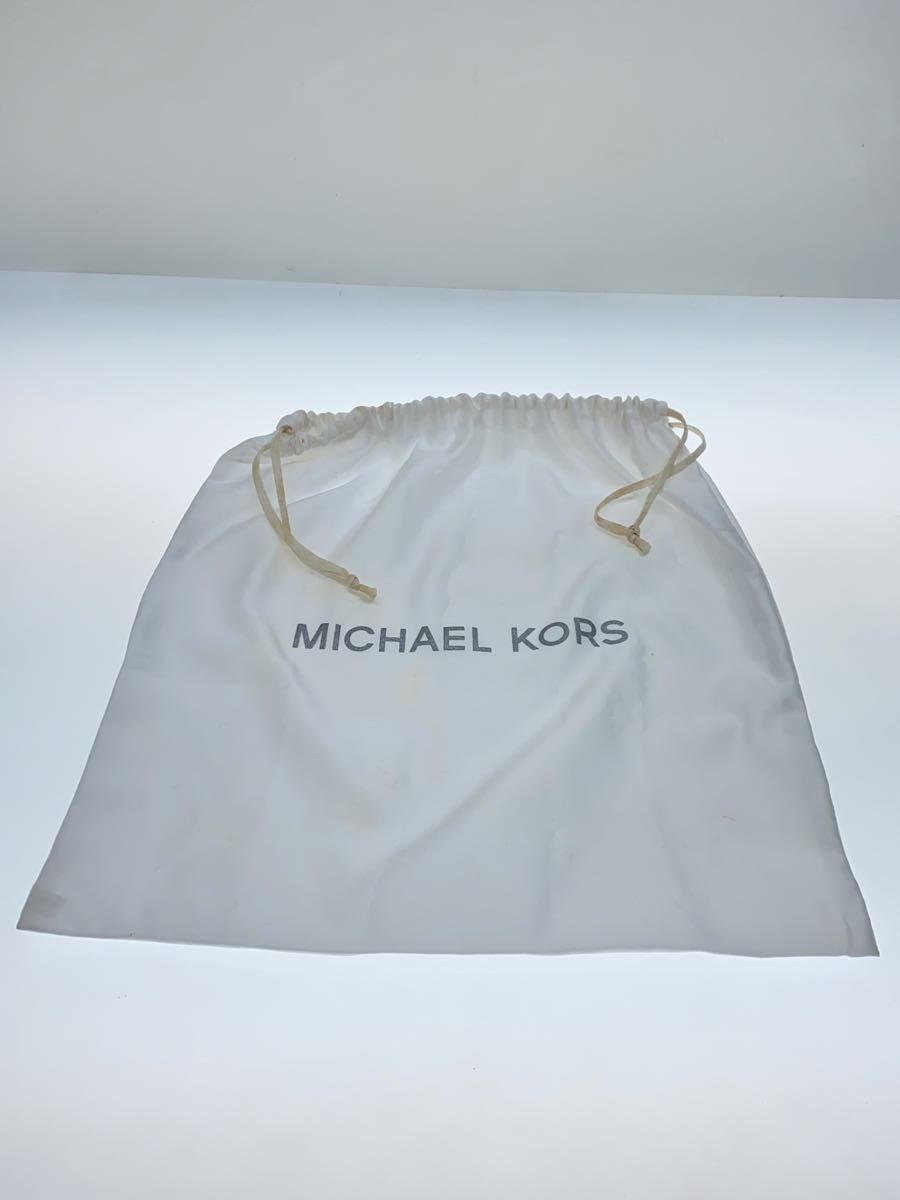 MICHAEL KORS◆ショルダーバッグ/レザー/GRN/無地/OP-1606_画像7