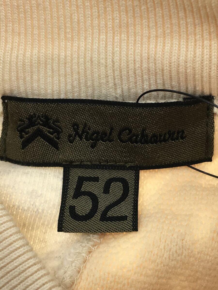 Nigel Cabourn◆カーディガン(厚手)/52/コットン/CRM/8037-00-20004/FISHERMAN CARDIGAN_画像3