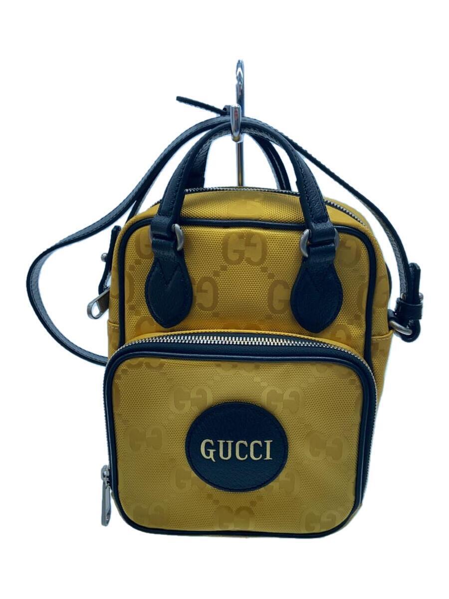 GUCCI◆Off The Grid Shoulder Bag/GGナイロン/YLW/総柄/625850