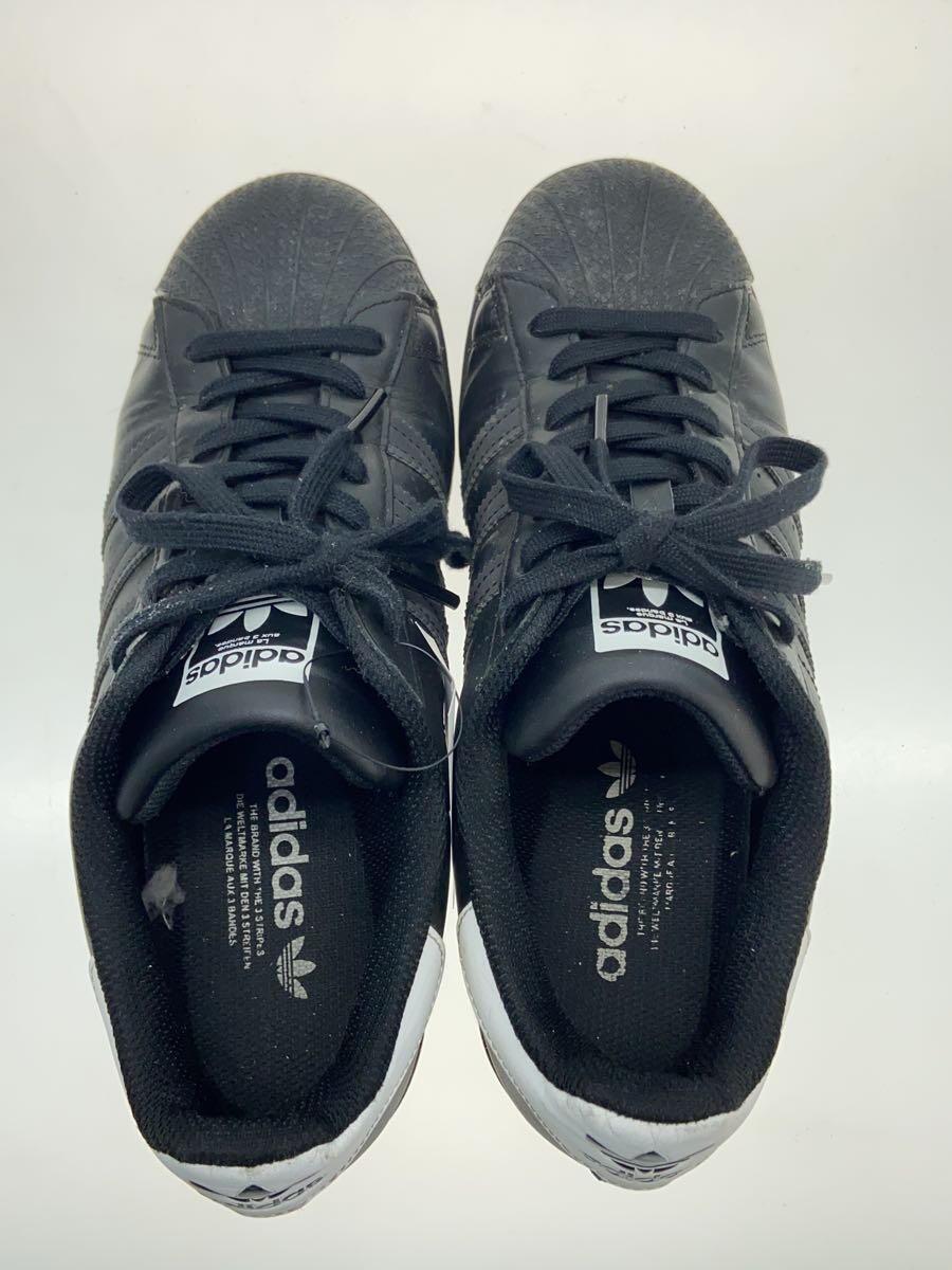 adidas◆SUPERSTAR/ローカットスニーカー/26.5cm/BLK/レザー/FV2814_画像3